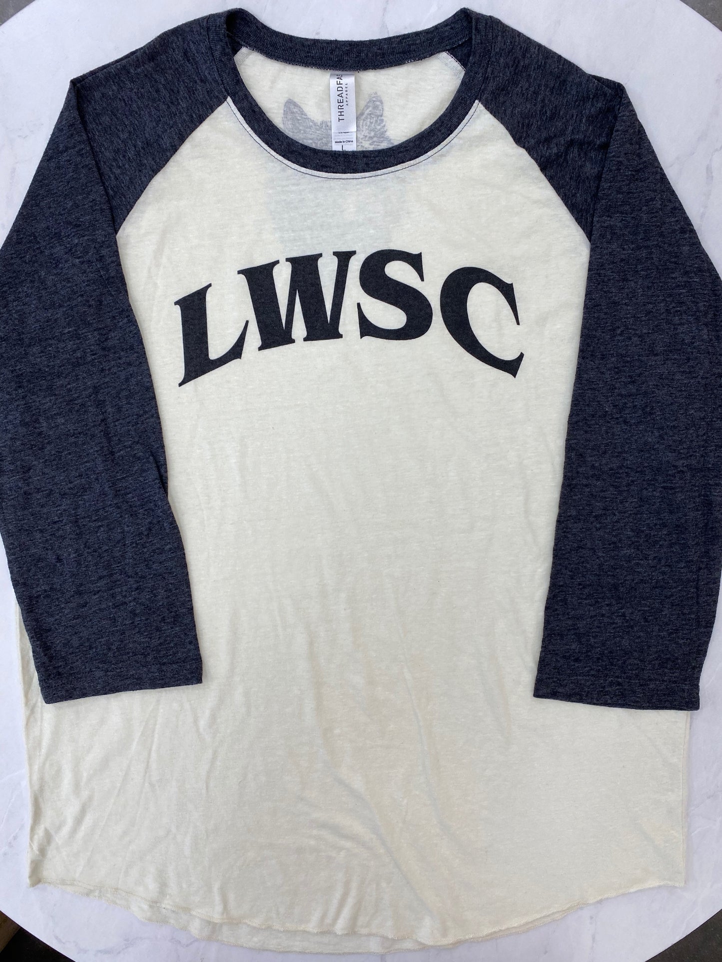 LWSC Raglan White/Black