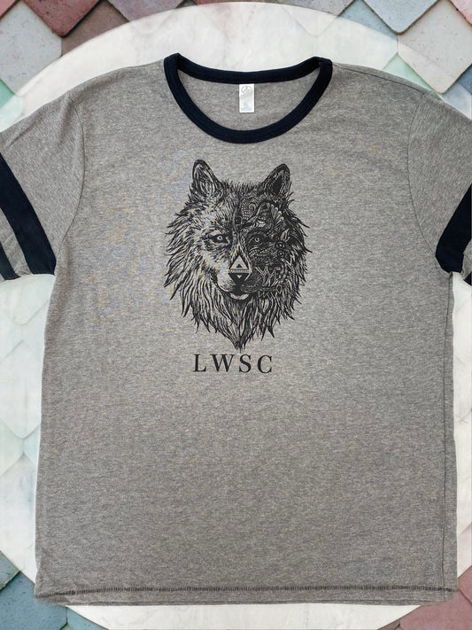 LWSC Vintage Ringer Style Grey